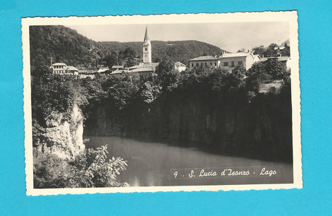 AK S. Lucia d'Isonzo. Lago. (1939)