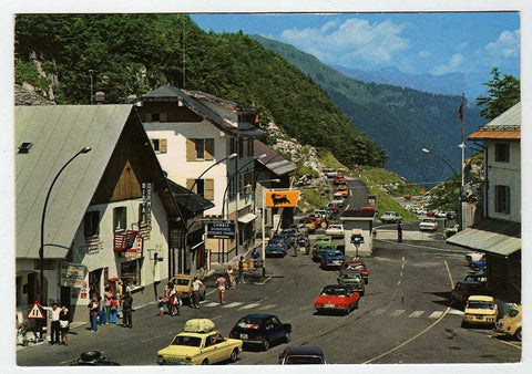 AK Passo Monte Croce Carnico - Plöckenpass. Confine Italia-Austria.