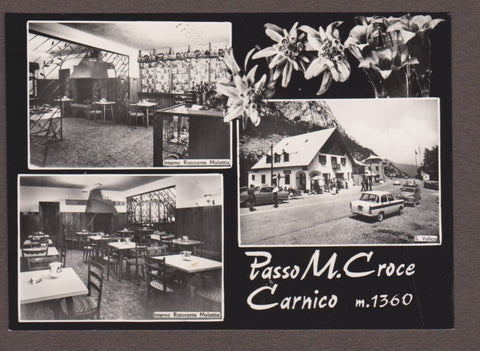 AK Passo Monte Croce Carnico - Plöckenpass. Ristorante Bar Al Valico di S. Malattia.