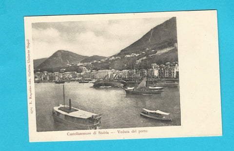 AK Castellamare di Stabia. Veduta del porto.
