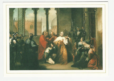 AK Michelangelo Grigoletti, L'ultimo colloquio del Doge Francesco Foscari col figlio Jacopo. Dal catalogo Il Museo Civico d'arte di Pordenone.