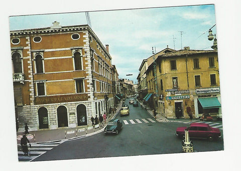 AK Pordenone - Piazza Cavour e Corso Garibaldi.