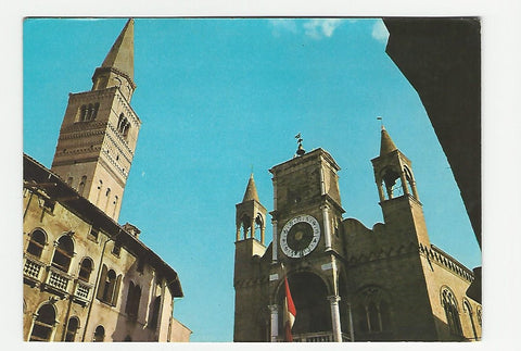 AK Pordenone - Particolare del Municipio e Campanile di S. Marco.
