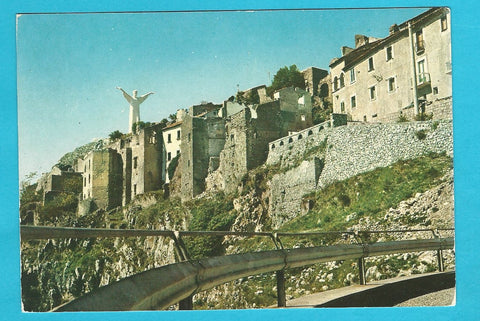AK Sulle rovine dell'Antica Maratea. Statua del Redentore.