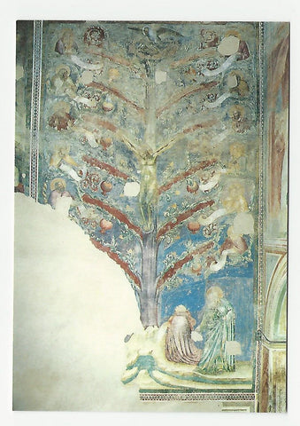 AK Sesto al Reghena. Abbazia Benedettina di Santa Maria in Sylvis. Presbiterio Lignum vitae. Giottesco.