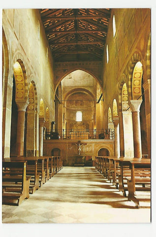 AK Sesto al Reghena. Abbazia Benedettina di Santa Maria in Sylvis. Interno della Basilica.