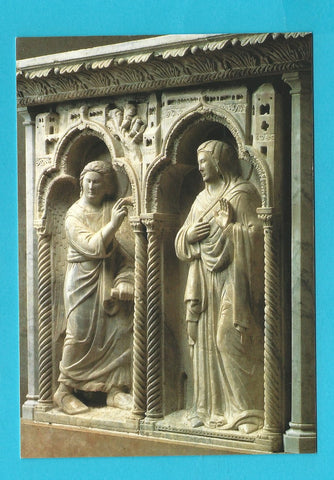 AK Sesto al Reghena. Abbazia Benedettina di Santa Maria in Sylvis. Cripta. Annunciazione.