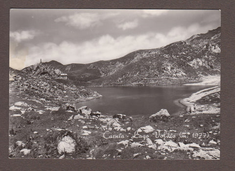 AK Carnia - Lago Volaia con il Rifugio austriaco.