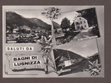 AK Saluti da Bagni di Lusnizza. Panorama. Bar Ristorante Cavallino. Antica Chiesetta.