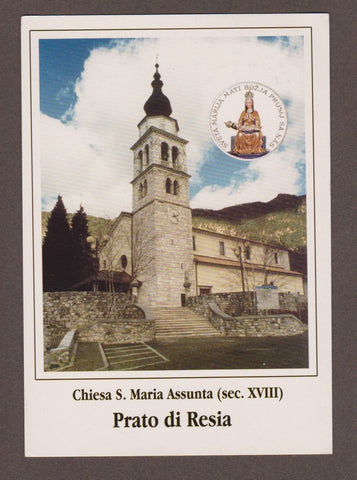 AK Prato di Resia. Chiesa S. Maria Assunta (sec. XVIII)