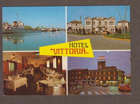 AK San Giorgio di Nogaro. Porto Nogaro. Albergo Ristorante Vittoria Municipio.
