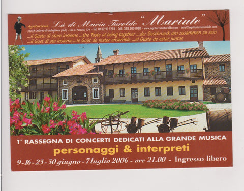 AK Sedegliano, Coderno. Agriturismo La di Maria Turoldo. Mariute.