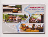 AK Tarcento. Ristorante Al Mulin Vieri una terrazza sul Torre.