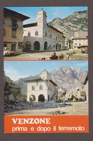 AK Venzone prima e dopo il terremoto.