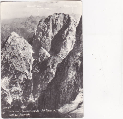 AK Valbruna - Nabois Grande - Jof Fuart visti dal Montasio.