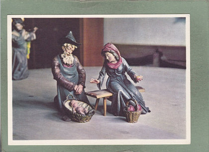 AK Oberammergauer Bauernkrippe.