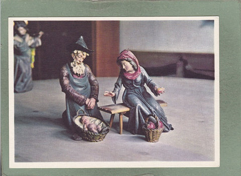 AK Oberammergauer Bauernkrippe.