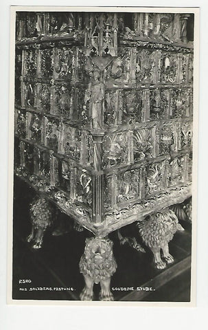 AK Aus Salzburg Festung. Goldene Stube. Email-Kachelofen.