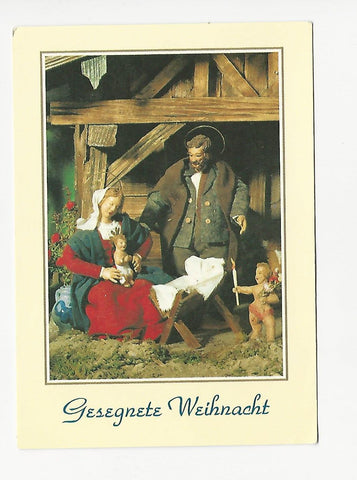 AK Weihnachtskrippe. Gesegnete Weihnacht.