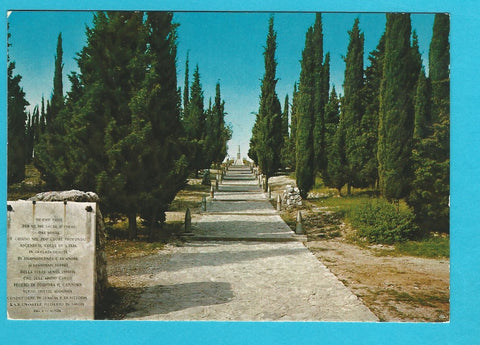 AK Sacrario di Redipuglia. Zona Sacra - Colle di S. Elia - Vecchio Cimitero.