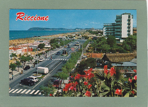 AK Riccione. Lungomare e spiaggia.