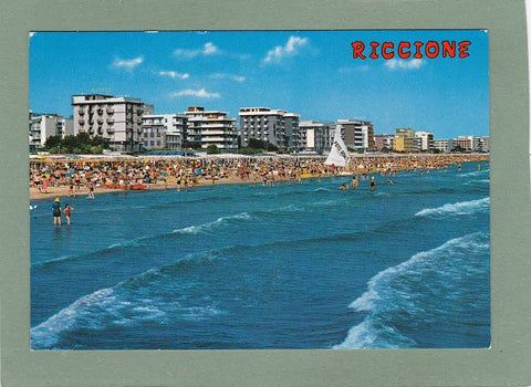 AK Riccione. Mareggiata.