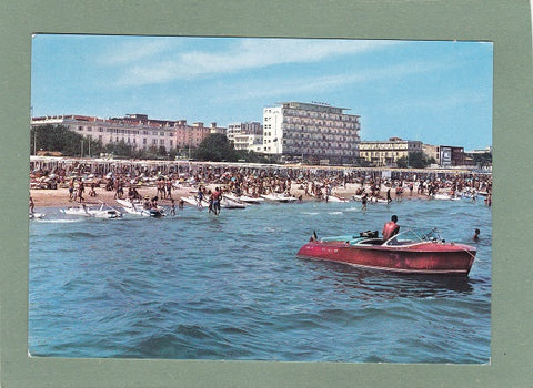 AK Riccione. Centro visto dal mare.