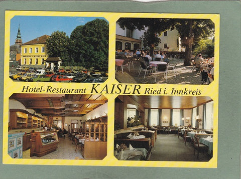 AK Ried i. Innkreis. Hotel-Restaurant Kaiser. Familie Kaiser. Thurnerstraße 4.