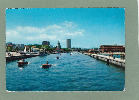 AK Rimini. Porto canale e grattacielo.