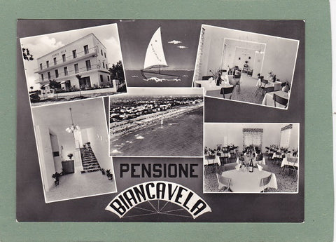AK Miramare di Rimini. Pensione Biancavela, Viale Marconi.