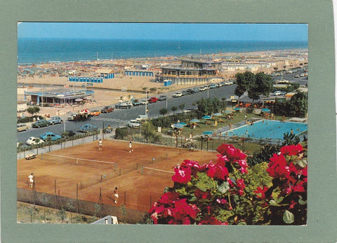 AK Rimini. Lungomare – Campi da tennis e piscina.