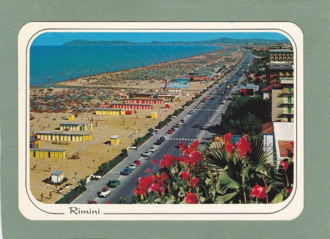 AK Rimini. Lungomare e spiaggia.