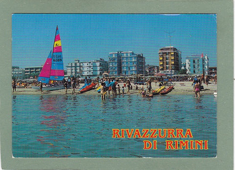 AK Rivazzurra di Rimini. Spiaggia e alberghi.