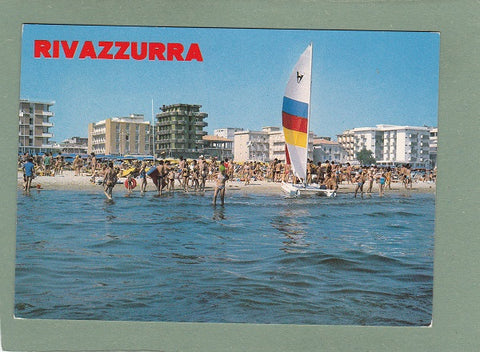 AK Rivazzurra di Rimini. Spiaggia e alberghi.