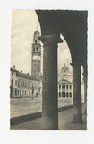 AK Castelmassa - Piazza Vittorio Emanuele e Facciata Chiesa.