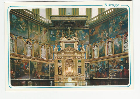 AK Rovigo. Tempio B.V. del Soccorso (La Rotonda) Monumento Nazionale - L'Altare.