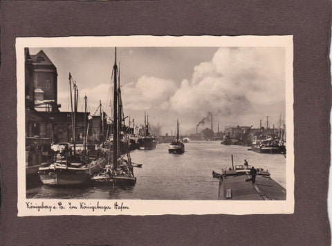 AK Königsberg in. Pr. Königsberger Hafen.