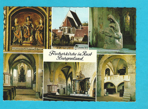 AK Fischerkirche in Rust.