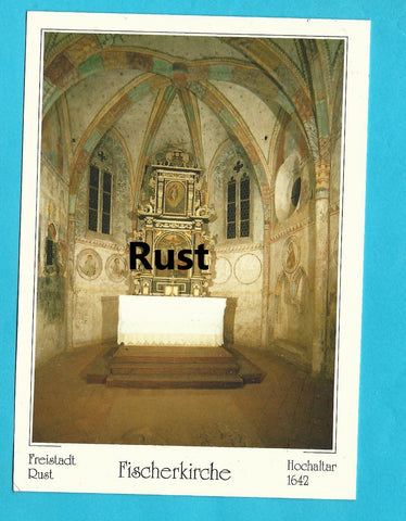 AK Freistadt Rust. Fischerkirche. Hochaltar 1642.