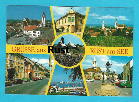 AK Grüsse aus Rust am See.