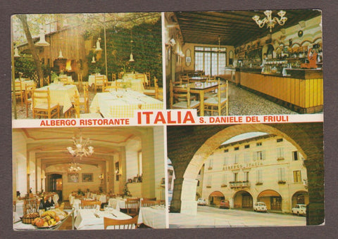 AK San Daniele del Friuli. Albergo Ristorante Italia.