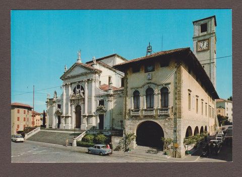 AK San Daniele del Friuli. Piazza Vittorio Emanuele - Duomo.