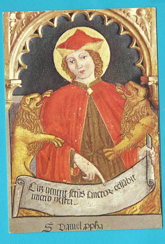 AK San Daniele del Friuli. Chiesa di San Antonio Abate. Leonardo Thanner. particolare della predella.
