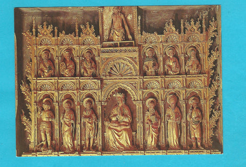 AK San Daniele del Friuli. Chiesa di San Antonio Abate. Polittico di scuola veneta della meta del sec. XV.