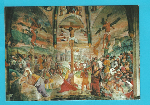 AK San Daniele del Friuli. Chiesa di San Antonio Abate. Pellegrino La Crocifissione.