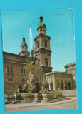AK Salzburg. Dom und Residenzbrunnen.