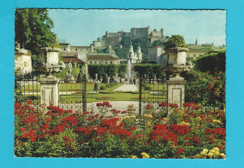 AK Salzburg. Mirabellgarten.