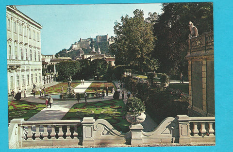 AK Salzburg. Mirabellgarten.