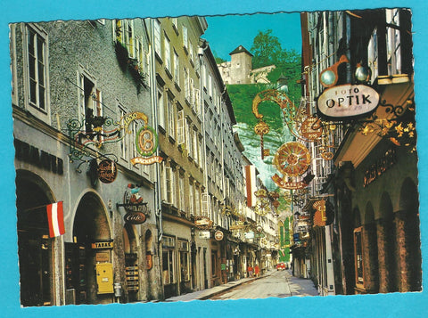AK Salzburg. Getreidegasse.