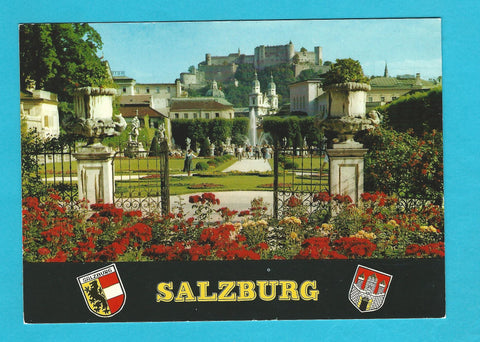 AK Salzburg. Mirabellgarten.
